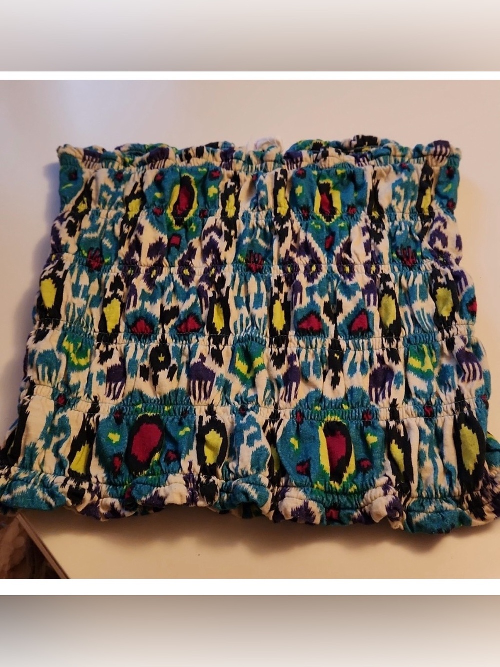 NWT Anthropologie Multicolor Tube Top.